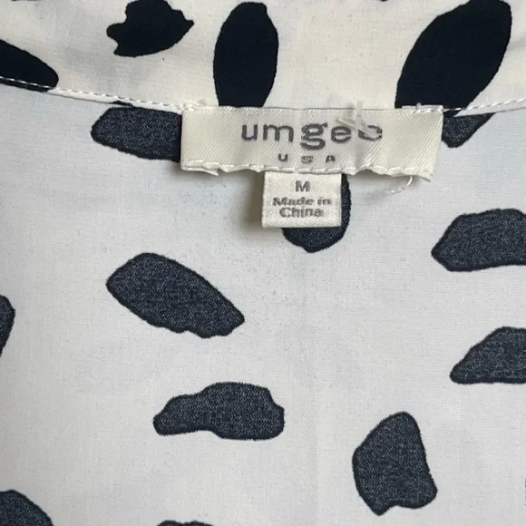 Umgee Animal Print Babydoll Mini Dress Size Medium - Picture 12 of 15